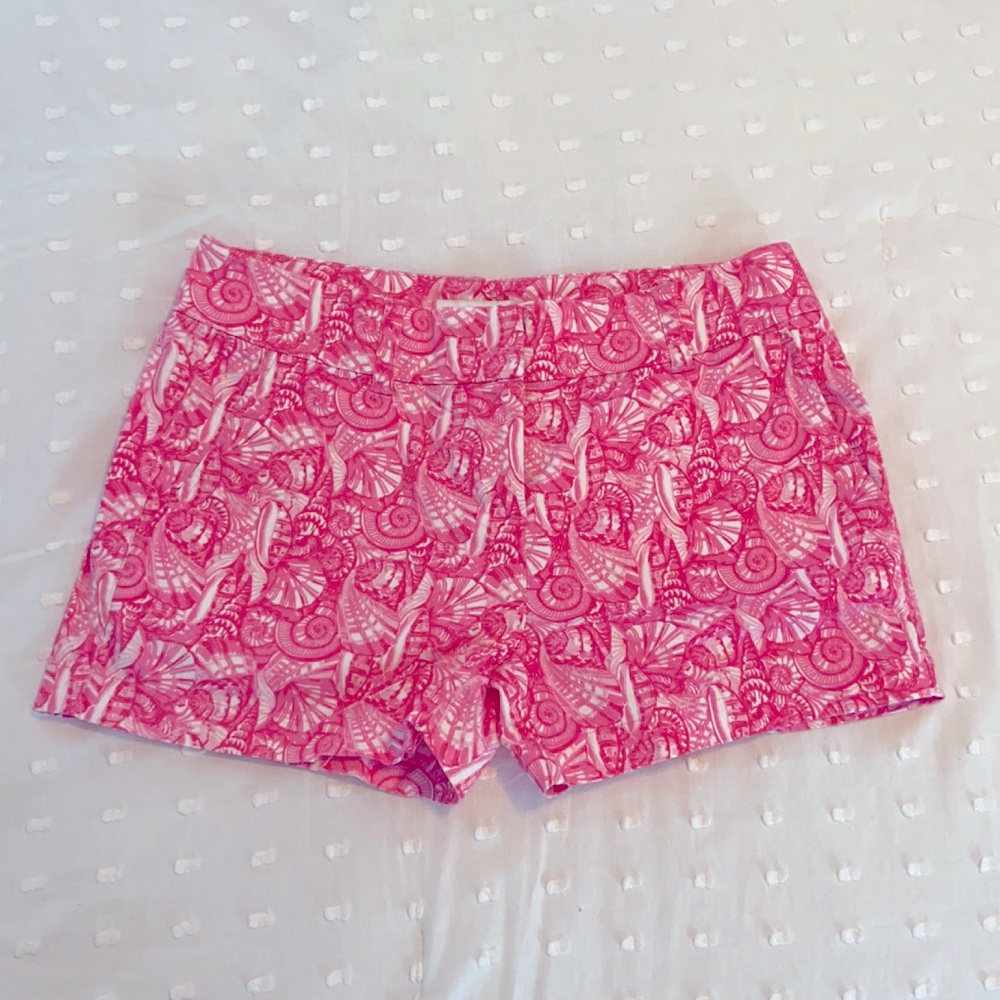 Vineyard Vines Pink “Shells Allover” Print Shorts